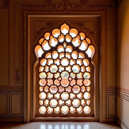 Hawa Mahal jali — Rajput stone lattice