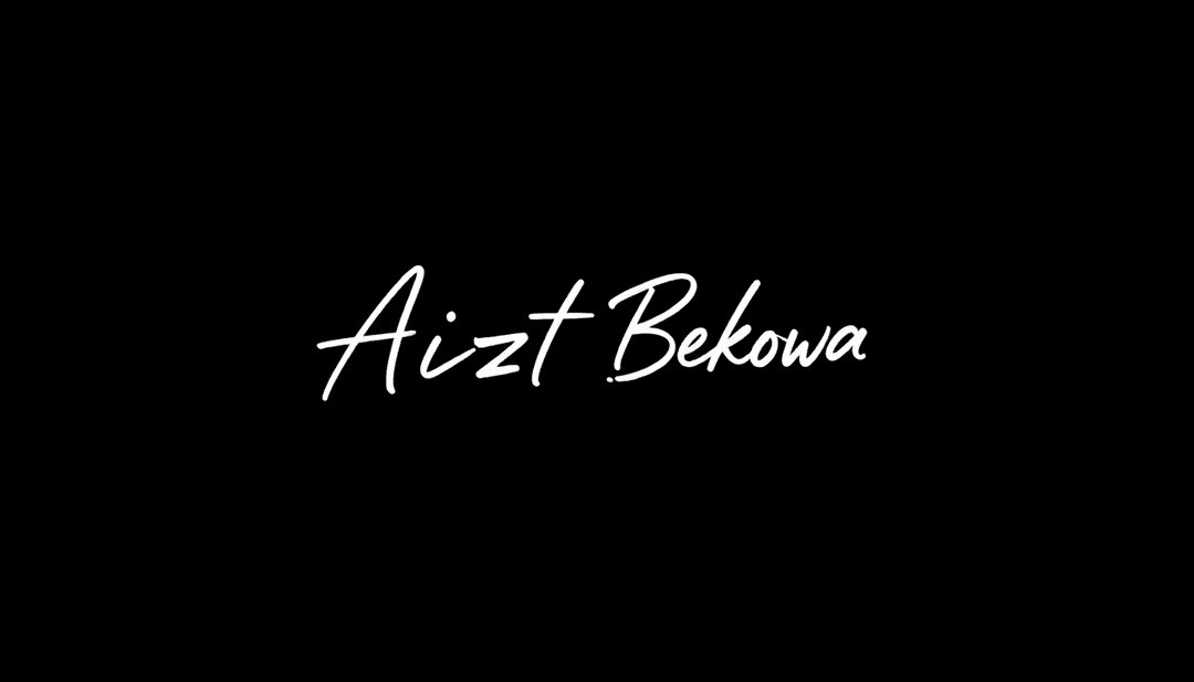 Aizat Bekova signature